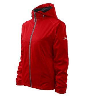 Softshell kurtka damska czerwona z haftem Cool - 514