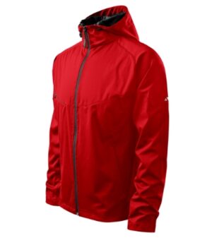 Softshell kurtka męska czerwona z haftem Cool - 515
