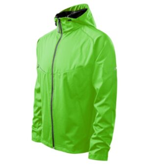 Softshell kurtka męska green apple z haftem Cool - 515