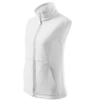 Softshell kamizelka damska biała z haftem Vision - 516