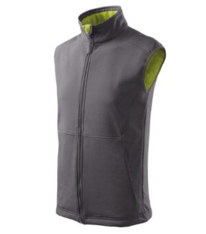 Softshell kamizelka męska stalowy z haftem Vision - 517