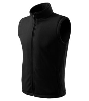 Kamizelka polarowa unisex czarna z haftem Next - 518