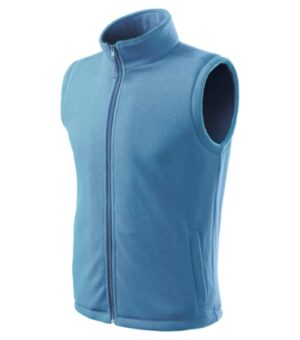 Kamizelka polarowa unisex lazurowy z haftem Next - 518