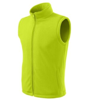 Kamizelka polarowa unisex limetka z haftem Next - 518