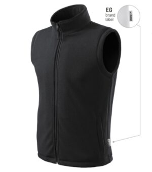 Kamizelka polarowa unisex ebony gray 94 (brand label) z haftem Next - 518