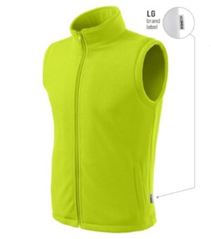 Kamizelka polarowa unisex limetka 62 (brand label) z haftem Next - 518