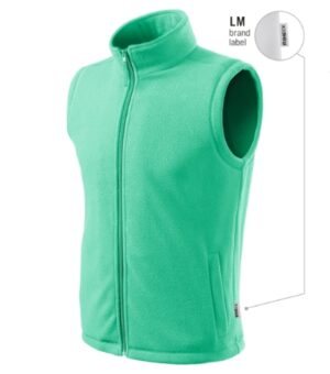 Kamizelka polarowa unisex miętowy 95 (brand label) z haftem Next - 518