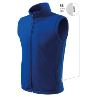 Kamizelka polarowa unisex chabrowy 05 (brand label) z haftem Next - 518