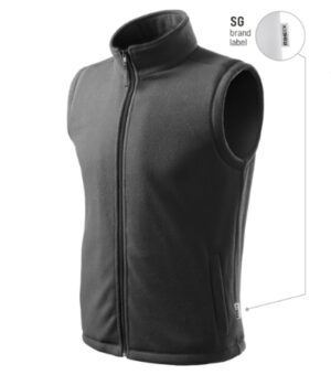 Kamizelka polarowa unisex stalowy 36 (brand label) z haftem Next - 518
