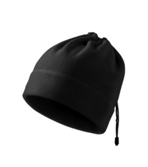 Czapka polarowa unisex czarna z haftem Practic - 519