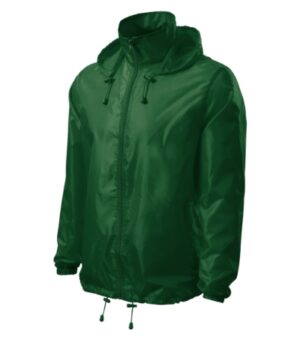 Wiatrówka unisex zieleń butelkowa  Windy - 524