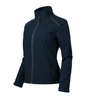 Softshell kurtka damska granatowa z haftem Valley - 537