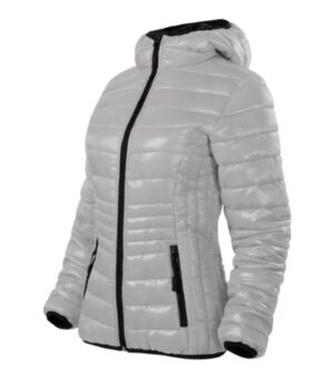 Kurtka damska silver gray z haftem Everest - 551
