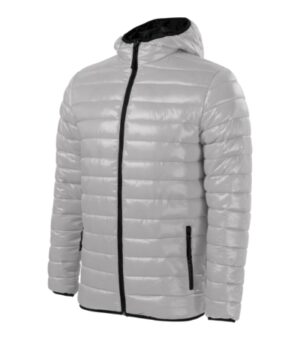 Kurtka męska silver gray z haftem Everest - 552
