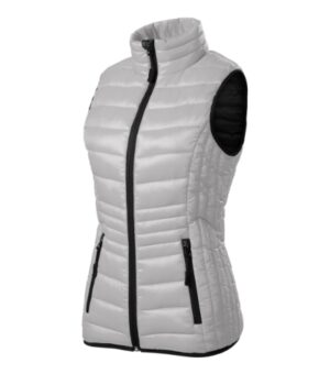 Kamizelka damska silver gray z haftem Everest - 554