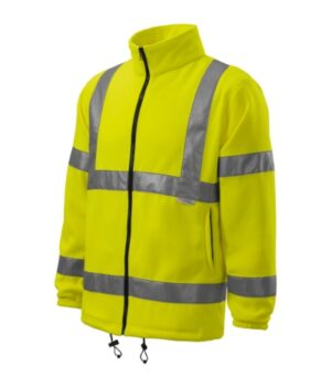 Polar unisex fluorescencyjny żółty z haftem HV Fleece Jacket - 5V1