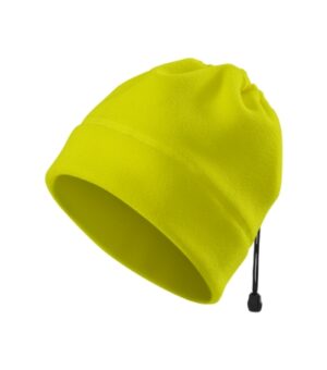 Czapka polarowa unisex fluorescencyjny żółty z haftem HV Practic - 5V9
