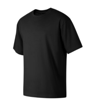 Koszulka unisex czarna z haftem Stage - 812