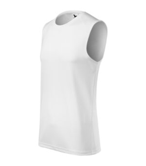 Top męski biały z haftem Breeze - 820