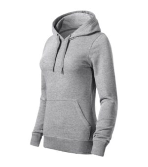 Bluza damska gray melange z haftem Break - 841