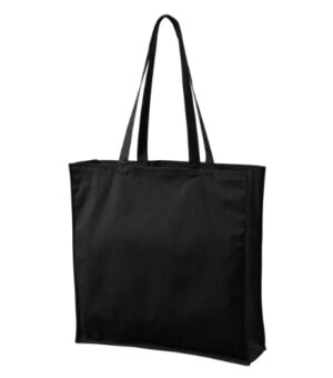 Torba na zakupy unisex czarna z haftem Carry - 901