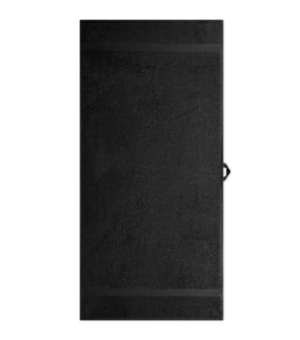 Ręcznik unisex czarna z haftem Towel 450 - 903