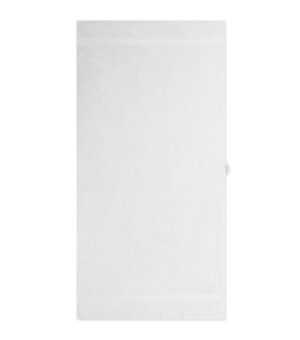 Ręcznik duży unisex biała z haftem Bath Towel 450 - 905