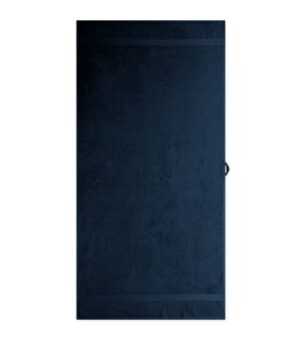 Ręcznik duży unisex granatowa z haftem Bath Towel 450 - 905