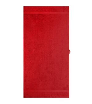 Ręcznik duży unisex czerwona z haftem Bath Towel 450 - 905