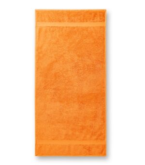 Ręcznik duży unisex mandarynkowy z haftem Bath Towel 450 - 905