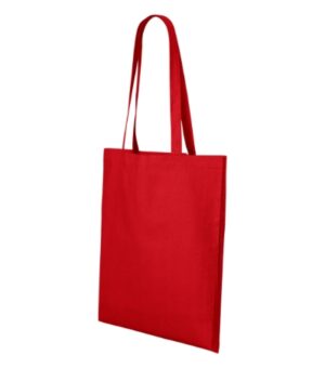 Torba na zakupy unisex czerwona z nadrukiem Shopper - 921