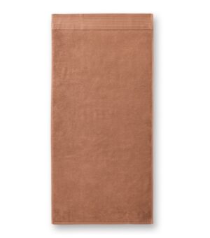 Ręcznik unisex nugatowy z haftem Bamboo Towel - 951