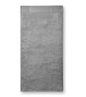 Ręcznik duży unisex siwoszary z haftem Bamboo Bath Towel - 952