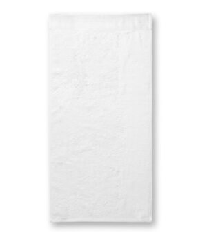 Ręcznik unisex biała z haftem Bamboo Towel - 95X