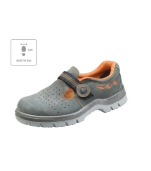 Sandały unisex ciemno szary  Riga XW - B22