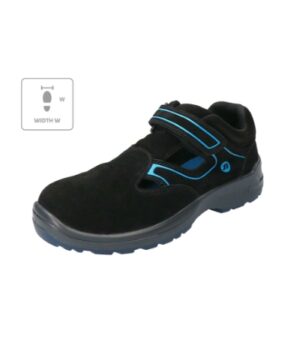 Sandały unisex czarny  Falcon ESD W - B76