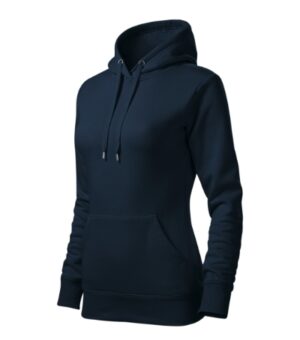 Bluza damska granatowa z haftem Cape Free - F14