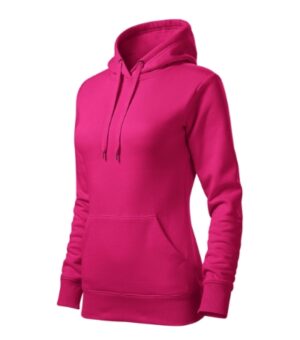 Bluza damska czerwień purpurowa z haftem Cape Free - F14