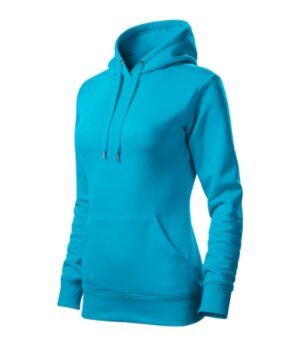 Bluza damska turkus z haftem Cape Free - F14