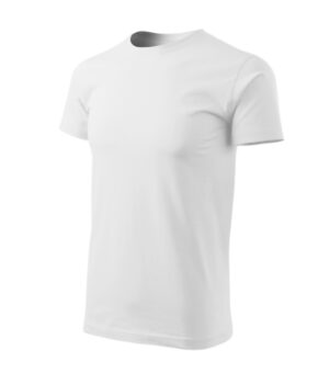 Koszulka unisex biała z nadrukiem Heavy New Free - F37