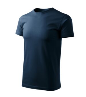 Koszulka unisex granatowa z haftem Heavy New Free - F37