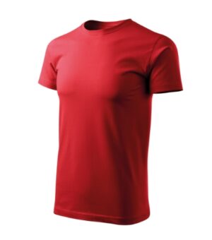 Koszulka unisex czerwona z nadrukiem Heavy New Free - F37