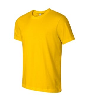 Koszulka unisex żółta z nadrukiem Paint - P73