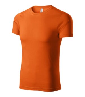 Koszulka unisex pomarańczowa z nadrukiem Paint - P73
