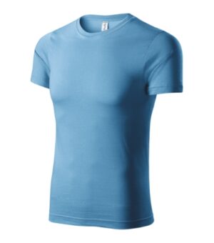 Koszulka unisex lazurowy z nadrukiem Paint - P73