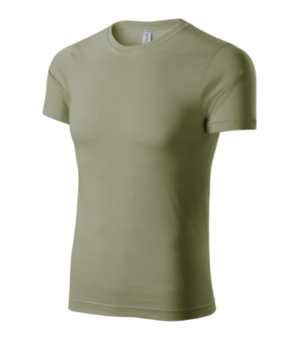 Koszulka unisex jasny khaki z nadrukiem Paint - P73