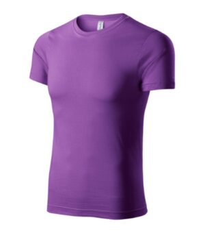 Koszulka unisex fioletowa z nadrukiem Paint - P73