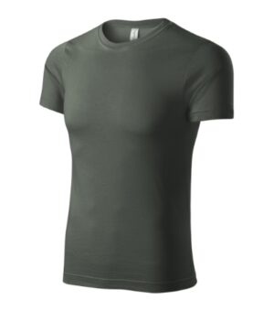 Koszulka unisex ciemny khaki z nadrukiem Paint - P73