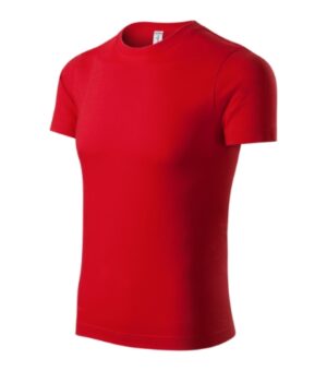 Koszulka unisex czerwona z nadrukiem Peak - P74