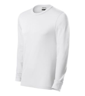 Koszulka unisex biała z haftem Resist LS - R05